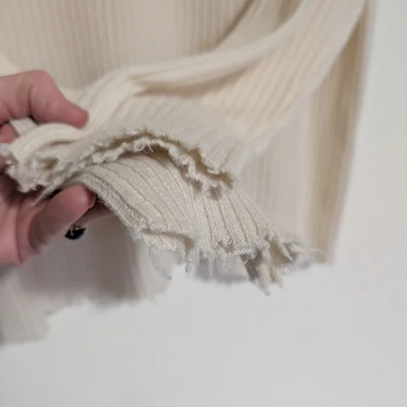 R13 Distressed Cashmere Sweater Oversized XS - Picture 10 of 11